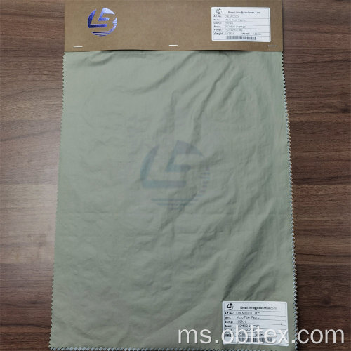 Fabrik serat mikro Nylon Oblmic003 untuk kot bawah